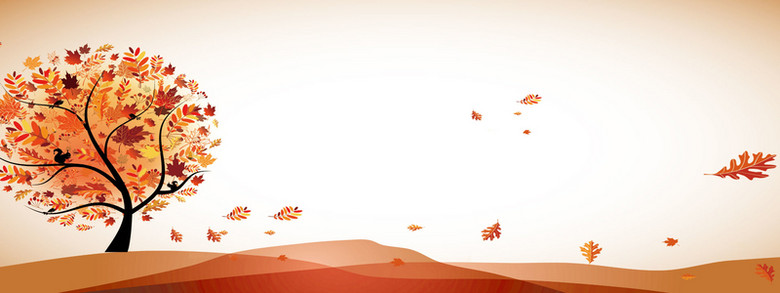 秋季风景海报